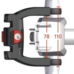 Klickfix Lenkeradapter E Mit Schloss -Bike Geschaft 30252 2 400px