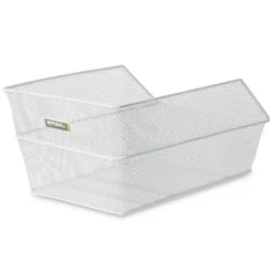 Basil Cento Gepäckträgerkorb Weiß