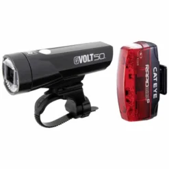 Cateye GVolt 50 + Rapid Micro G USB Fahrradbeleuchtungsset
