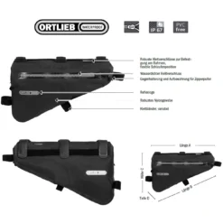 Ortlieb Frame-Pack 4 L Bikepacking-Rahmentasche -Bike Geschaft ortlieb frame pack 4 l bikepacking rahmentasche 2020 306653 g