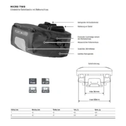 Ortlieb Micro Two Satteltasche 11 Ortlieb Micro Two Satteltasche -Bike Geschaft ortlieb micro two satteltasche 2021 p 307569 3