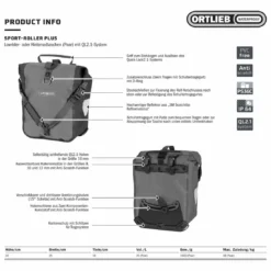 Ortlieb Sport-Roller Plus Fahrrad-Packtaschen (Paar) -Bike Geschaft ortlieb sport roller plus fahrrad packtaschen 2022 p 66672 1