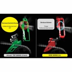 Shimano Deore FD-M4100-M Umwerfer (2x10-fach) Side Swing Schelle -Bike Geschaft shimano deore fd m4100 umwerfer schelle 2022 310051 f