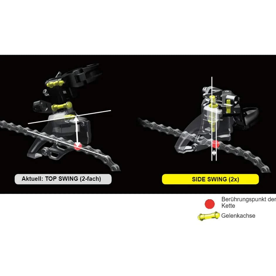 Shimano Deore FD-M4100-D Umwerfer (2x10-fach) Side Swing Direktmontage Hoch 5 Shimano Deore FD-M4100-D Umwerfer (2x10-fach) Side Swing Direktmontage Hoch - Image 5