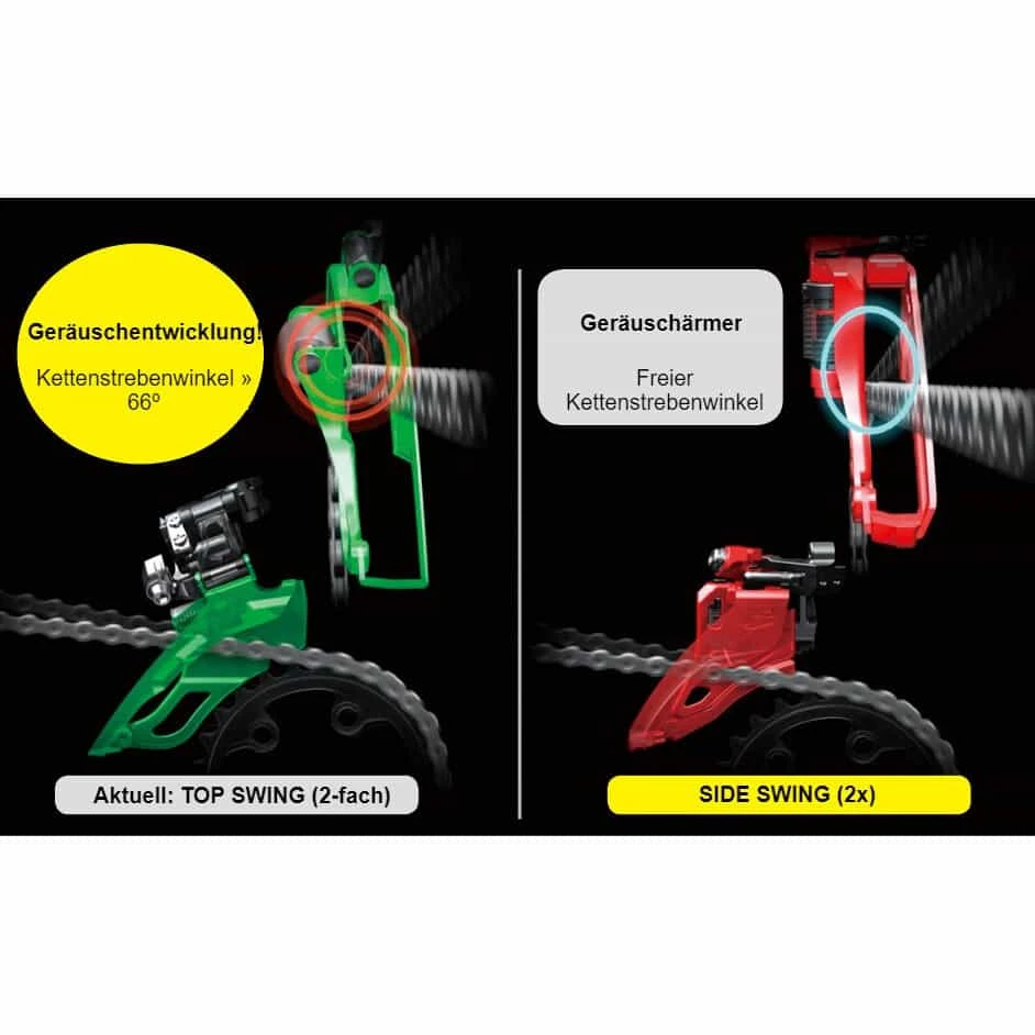 Shimano Deore FD-M4100-D Umwerfer (2x10-fach) Side Swing Direktmontage Hoch 6 Shimano Deore FD-M4100-D Umwerfer (2x10-fach) Side Swing Direktmontage Hoch - Image 6