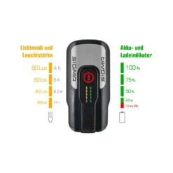 SIGMA SPORT Sigma Aura 80 USB Fahrrad Scheinwerfer -Bike Geschaft sigma aura 80 fahrrad akku scheinwerfer 2020 304499 e