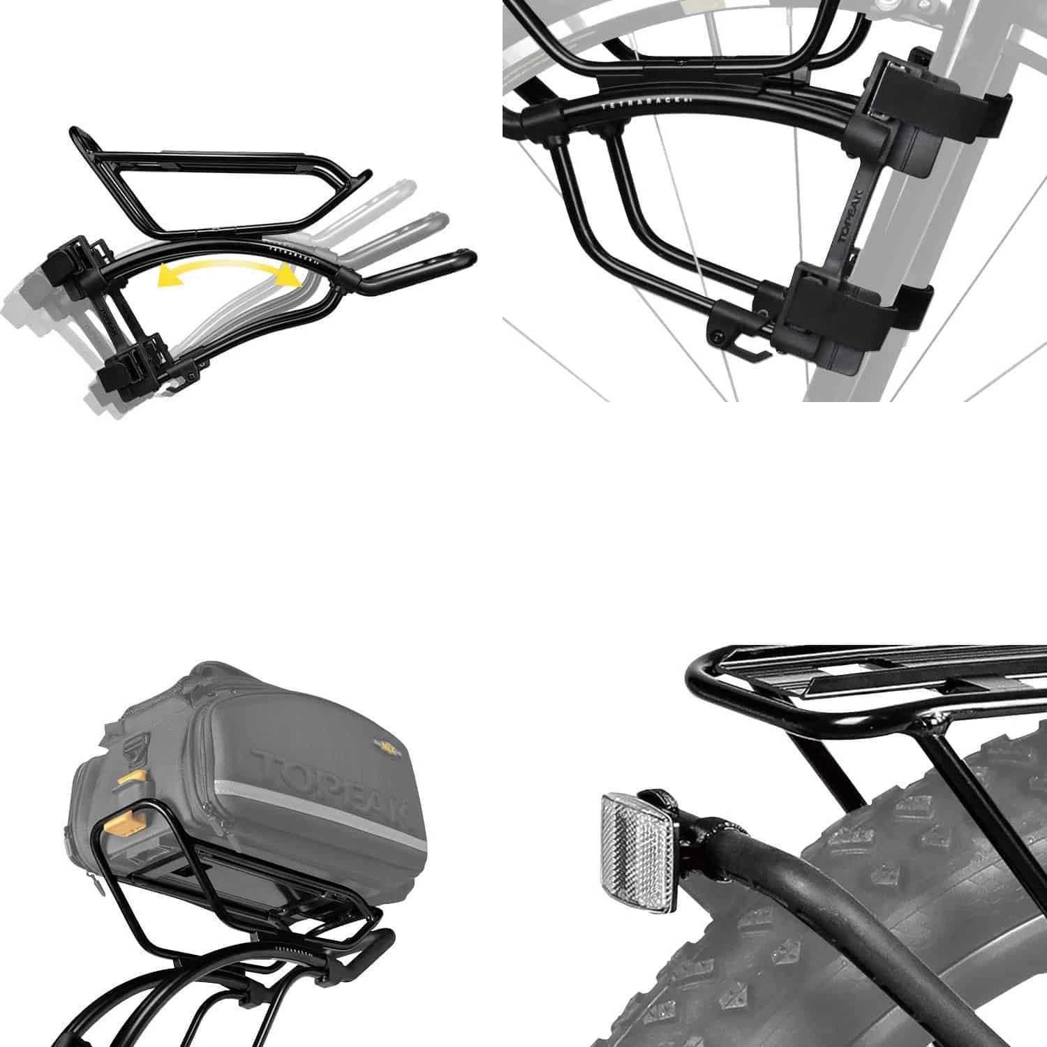 Topeak Tetrarack R1 Rennrad-Gepäckträger Vorderrad 6 Topeak Tetrarack R1 Rennrad-Gepäckträger Vorderrad - Image 6