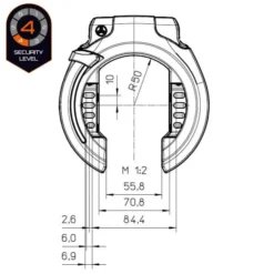 Trelock RS 453 P-O-C AZ Balloon Rahmenschloss 5 Trelock RS 453 P-O-C AZ Balloon Rahmenschloss -Bike Geschaft trelock rs 453 p o c az ballon rahmenschloss 2022 312440 c2