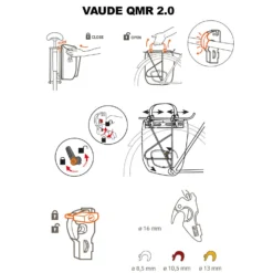 Vaude OnTour Front Fahrrad-Gepäcktaschen (Paar) -Bike Geschaft vaude ontour front fahrrad gepaecktasche 2021 307461 e