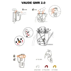 Vaude Augsburg III M Fahrradtasche -Bike Geschaft vaude qmr 2 0 taschenbefestigung 2021